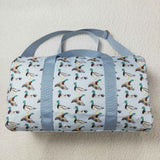 BA0275 Mallard Ducks Blue Duffle Bag