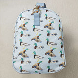 BA0275 Mallard Ducks Blue Duffle Bag