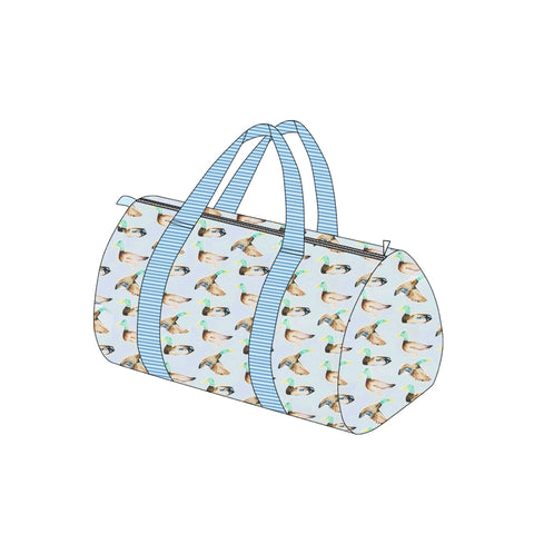 Preorder BA0275 Mallard Ducks Blue Duffle Bag