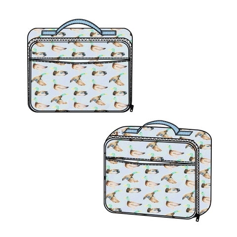 Preorder BA0276 Mallard Ducks Blue Lunch Box Bag