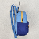 BA0281 Cartoon Blue Dog Kids Backpack Bag