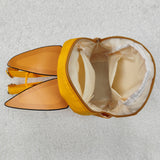 BA0282 Cartoon Blue Dog Orange Kids Backpack Bag