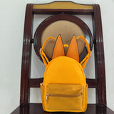 BA0282 Cartoon Blue Dog Orange Kids Backpack Bag