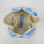 US Warehouse BA0286 Drip Ice Cream Blue Duffle Bag