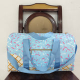 US Warehouse BA0286 Drip Ice Cream Blue Duffle Bag