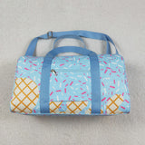 BA0286 Drip Ice Cream Blue Duffle Bag