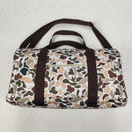 US Warehouse BA0287 Hunting Mallard Ducks Dogs Camo Duffle Bag
