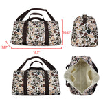 US Warehouse BA0287 Hunting Mallard Ducks Dogs Camo Duffle Bag