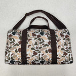 US Warehouse BA0287 Hunting Mallard Ducks Dogs Camo Duffle Bag