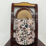 BA0289 Mallard Ducks Dogs Camo Basket Handbag Bag