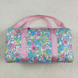 BA0291 Flower Pink Ruffles Duffle Bag
