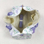 BA0293 Butterfly Purple Ruffles Duffle Bag