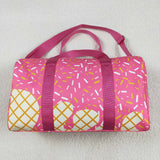 BA0298 Drip Pink Fashion Duffle Bag