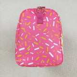 BA0298 Drip Pink Fashion Duffle Bag