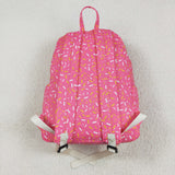 BA0300 Summer Drip Ice cream Pink Kids Backpack Bag