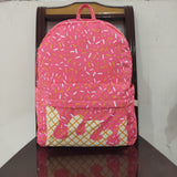 BA0300 Summer Drip Ice cream Pink Kids Backpack Bag