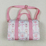 BA0301 Cartoon Bows Pink Kids Duffle Bag