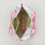 BA0301 Cartoon Bows Pink Kids Duffle Bag