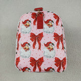BA0306 Christmas Santa Bows Duffle Bag