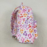 BA0307 Leopard Pink Kids Backpack Bag