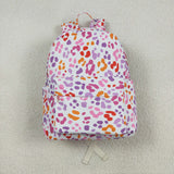 BA0307 Leopard Pink Kids Backpack Bag