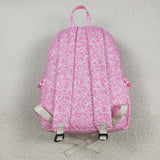 BA0308 Coquette Bows Pink Kids Backpack Bag