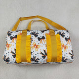 BA0314 Halloween Bows Orange Duffle Bag
