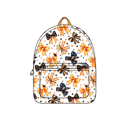 Preorder BA0317 Halloween Bows Kids Backpack Bag