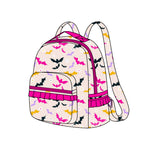 Preorder BA0318 Halloween Bats Pink Kids Backpack Bag