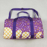 BA0321 Drip Ice Cream Purple Duffle Bag