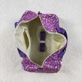BA0321 Drip Ice Cream Purple Duffle Bag