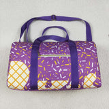 BA0321 Drip Ice Cream Purple Duffle Bag