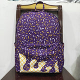 BA0327 Summer Ice Cream Purple Kids Backpack Bag
