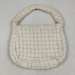 US Warehouse BA0328 Beige Puffy Tote Bag