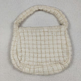 US Warehouse BA0328 Beige Puffy Tote Bag