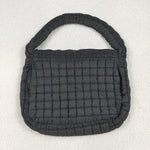 US Warehouse BA0329 Black Puffy Tote Bag