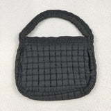 US Warehouse BA0329 Black Puffy Tote Bag