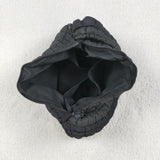 US Warehouse BA0329 Black Puffy Tote Bag