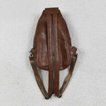 US Warehouse BA0330 Women's Bohemian Crossbody Bag Trendy Leather Sling Bag