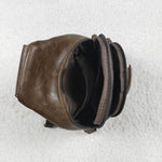 US Warehouse BA0331 Women's Bohemian Crossbody Bag Trendy Leather Sling Bag