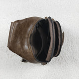 US Warehouse BA0331 Women's Bohemian Crossbody Bag Trendy Leather Sling Bag