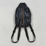 US Warehouse BA0332 Women's Bohemian Crossbody Bag Trendy Leather Sling Bag
