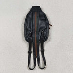 US Warehouse BA0332 Women's Bohemian Crossbody Bag Trendy Leather Sling Bag