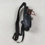 US Warehouse BA0332 Women's Bohemian Crossbody Bag Trendy Leather Sling Bag