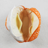 BA0339 Ice Cream Drip Sprinkles Orange Kids Backpack Bag