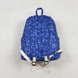 BA0340 Ice Cream Drip Sprinkles Blue Kids Backpack Bag