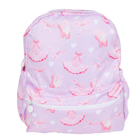 Preorder BA0344 Ballet Girl Pink Cute Kids Backpack Bag