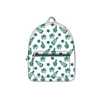 Preorder BA0350 Cheer Game Day Go Team Green Kids Backpack Bag