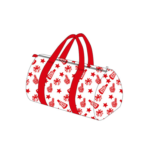Preorder BA0364 Cheer Game Day Go Team Red Duffle Bag