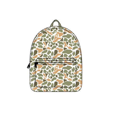 Preorder BA0372 Hunting Camo Green Kids Backpack Bag